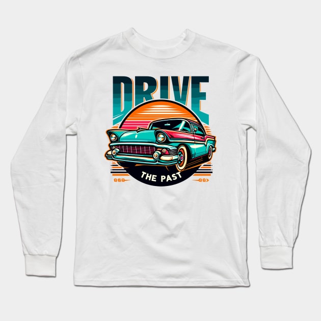 Classic Car Long Sleeve T-Shirt by Vehicles-Art